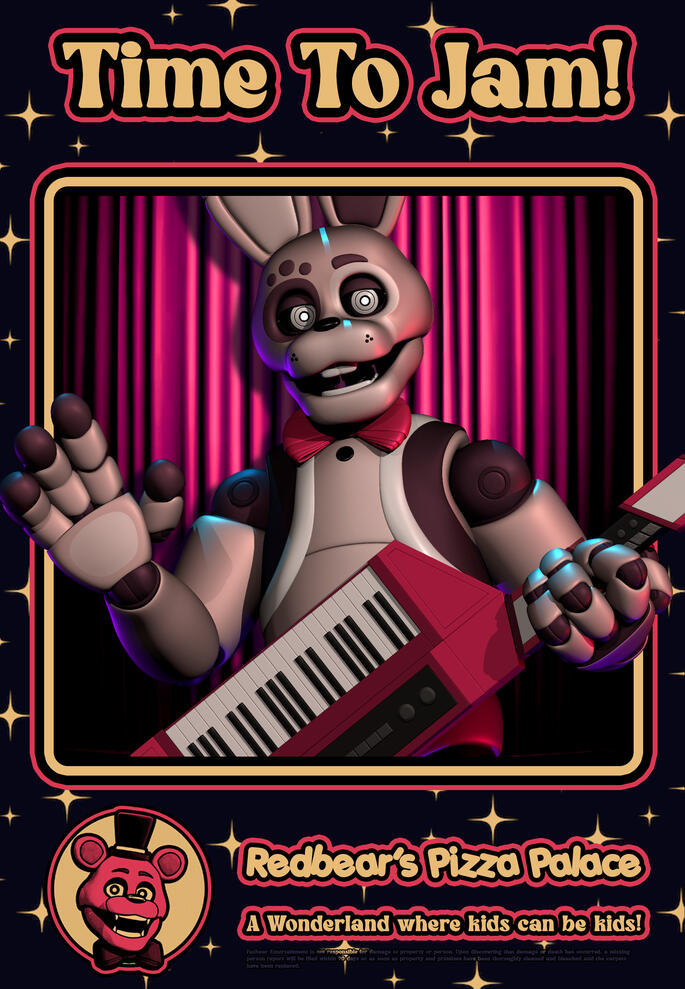 "Time to Jam!" Redbear's Poster