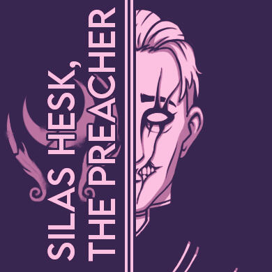 Silas Hesk, The Preacher | Two-Tone Portrait