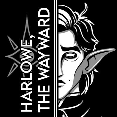 Harlowe, The Wayward | Monochrome Portrait