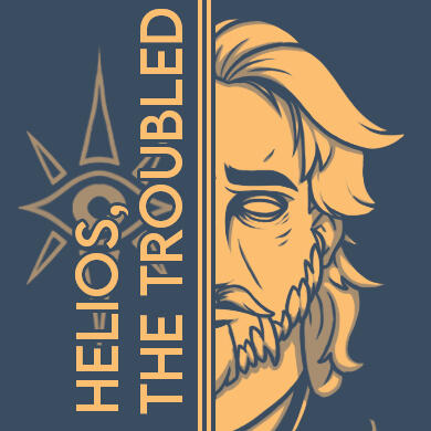 Helios, The Troubled | Two-Tone Portrait